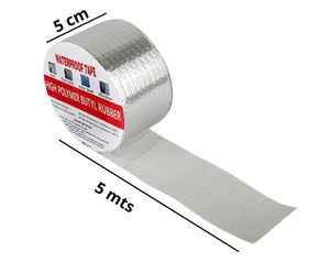 CINTA AUTOADHESIVA IMPERMEABLE PREMIUM 5CM X 10M