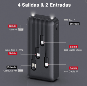 Cargador Portatil Power Bank -1Hora