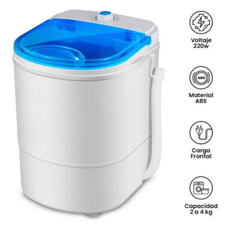 MINI LAVADORA PORTATIL 4.5 KG
